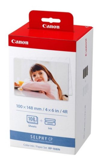 Picture of Kit impression KP-108IN pour Canon Selphy CP1300 (108 photos)