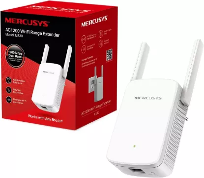 Répéteur Wi-Fi Mercusys ME30 AC1200 Bi-bande - Prolongateur de portée (2,4 & 5 GHz)
