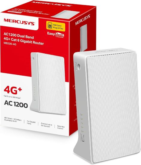 Routeur 4G+ WiFi Sans Fil Mercusys MB230-4G+
