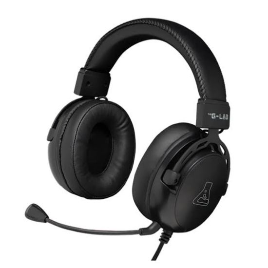 Casque Gaming The G-Lab Korp Titanium - Filaire avec Micro, Compatible PC/PS4/Xbox - Noir