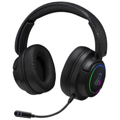 Casque Gaming Sans Fil The G-Lab Korp Iridium - RGB, Micro, 2.4GHz & Bluetooth - Noir