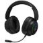 Casque Gaming Sans Fil The G-Lab Korp Iridium - RGB, Micro, 2.4GHz & Bluetooth - Noir