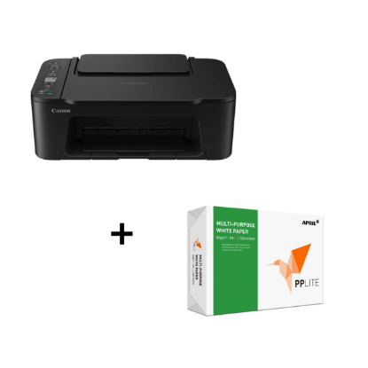 Pack Imprimante Canon PIXMA TS3640 Wi-Fi 3-en-1 + Ramette Papier A4 PP Lite 80g (500 feuilles)