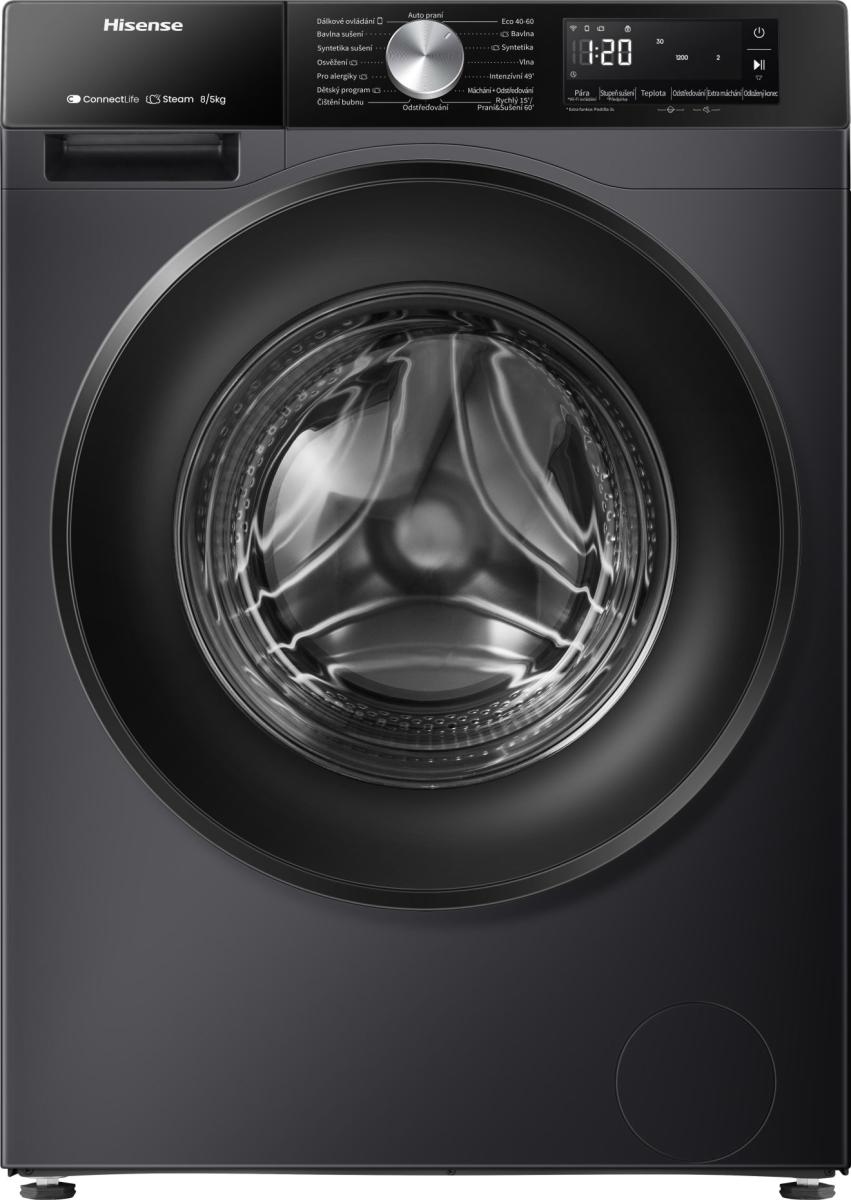 Lave-Linge Séchant Hisense WD3S8043BT - 8 kg Lavage / 5 kg Séchage, 1400 tr/min, Moteur I…