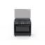 Cuisinière 5 feux gaz + four électrique à chaleur tournante 60x90cm - Merlin M-6090CGFE-B - Noir