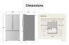Réfrigérateur Multi-Portes LG GMZ765SBHJ - 750L - InstaView & DoorCooling+ - Noir Carbone