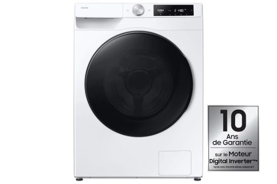 Lave-linge séchant AI ecobubble™ 11/6 kg 1400 tr/min - Samsung WD11DG6B85BEU3 - Blanc