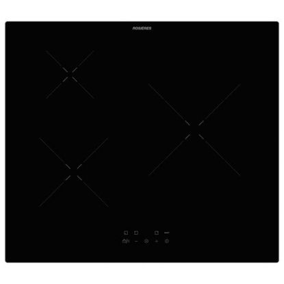 Image de Table de cuisson vitrocéramique Rosières 59 cm 4 zones dont zone flexible 6500 W noire