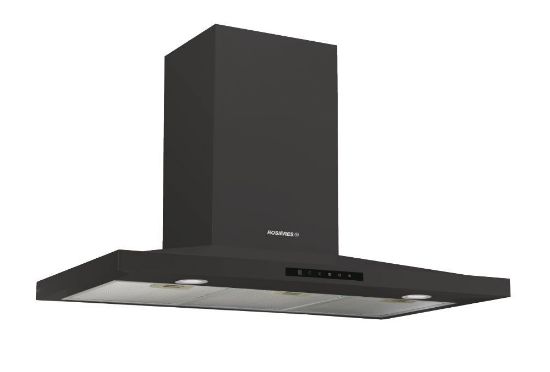 Picture of Hotte pyramide Rosières 90 cm noire