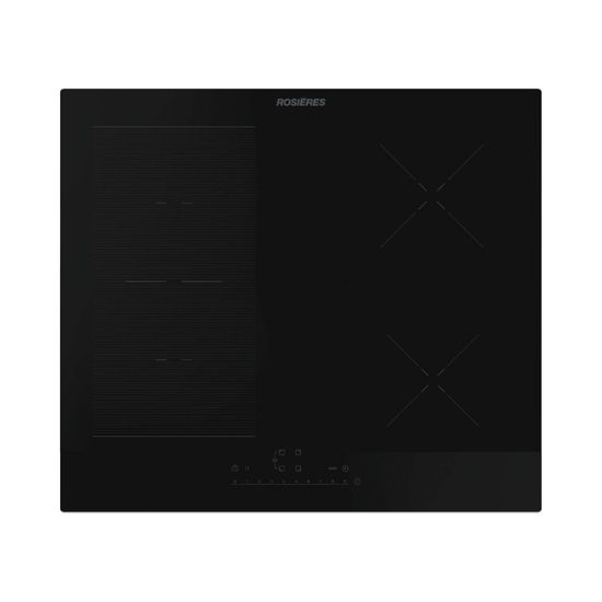 Image de Table de cuisson à induction Rosières 4 zones dont zone flexible 7200 W noire
