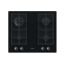 Picture of Table de cuisson gaz Rosières 60 cm 4 feux dessus verre trempé noir 9450 W