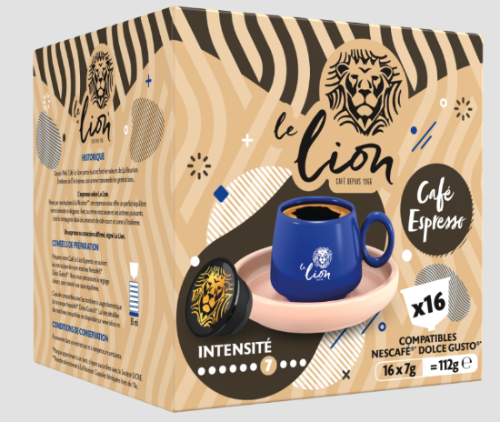 Café Le Lion Dolce Gusto - Expresso - 16 Dosettes