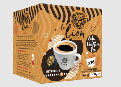 Café Le Lion Dolce Gusto - Tradition Péi - 16 Dosettes