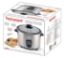 Cuiseur riz et vapeur TECHWOOD TCRV-1821i 1,8L 700W