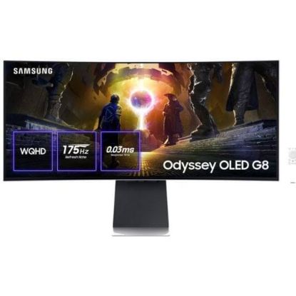 Écran Gaming OLED incurvé 34" Samsung Odyssey G8 S34DG850SU | WQHD 175 Hz, 0,03 ms, Smart TV