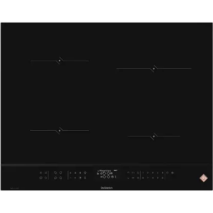 Plaque induction 65 cm 4 foyers 7400 W Noir Héritage — De Dietrich DPI4420H