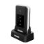 Téléphone portable Binom X3S Essential – 4G – Clapet – Bouton SOS – Noir & Blanc