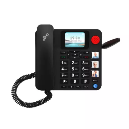 Téléphone fixe Binom FX1 – 4G – Bouton SOS – Bluetooth – Haut-parleur intégré