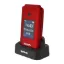Téléphone portable Binom X3 Senior – 4G – Clapet – Bouton SOS – GPS – Rouge
