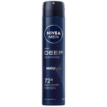 Déodorant spray homme Anti-transpirant 72H Nivea Men DEEP, 200mL