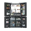 Réfrigérateur multi-portes Haier Horizon HCW99F18DHMB | 700 L, No Frost, Magic Zone, distributeur d'eau - Dark Inox