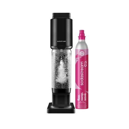Machine à eau gazeuse SodaStream Fresh – Easy Click, sans électricité, bouteille lave-vaisselle – Noire