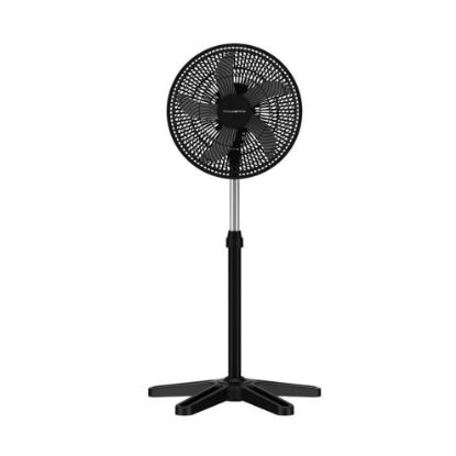Ventilateur sur pied Rowenta Turbo Essential VU3110F3 – 40 cm, 3 vitesses, écoconçu – Noir