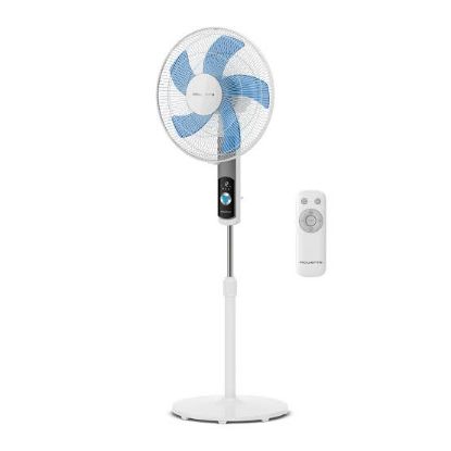 Ventilateur sur pied Rowenta Turbo Silence VU5650F0 – 35 dB, 12 vitesses, télécommande – Blanc