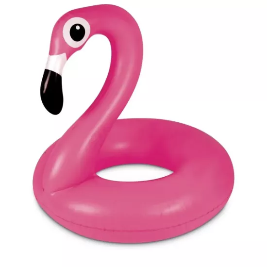 Bouée gonflable géante flamant rose 120 × 106 × 100 cm dès 3 ans – Sport & Fun – rose fuchsia