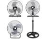 Ventilateur 3-en-1 sur pied, de table ou mural 46 cm – LTC WT04 – noir