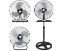 Ventilateur 3-en-1 sur pied, de table ou mural 46 cm – LTC WT04 – noir