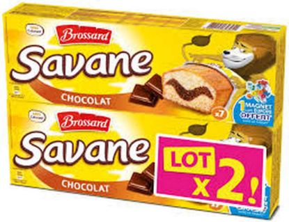 Mini Savane Pocket Chocolat Brossard – 2 × 5 gâteaux