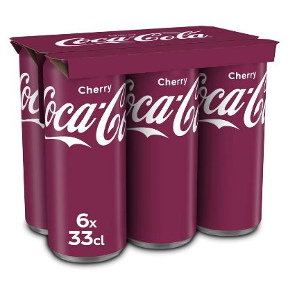 Coca-Cola Cherry – pack de 6 canettes de 33 cl