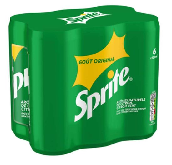 Sprite – pack de 6 canettes de 33 cl