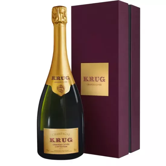 Champagne Krug Grande Cuvée 172ème Édition, étui, 75cl, 12°