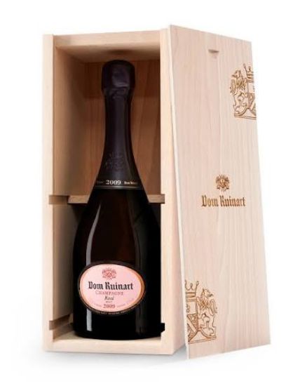 Champagne Dom Ruinart Rosé 2009, coffret bois, 75cl, 12,5°