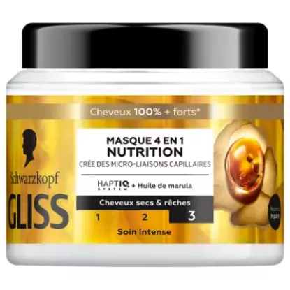 Gliss masque 4en1 huile précieuse nutrition 400 ml