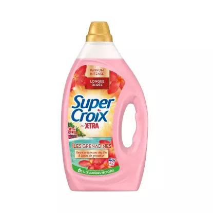 Lessive liquide Super Croix par X-TRA iles grenadines 42 lavages 1,89 L