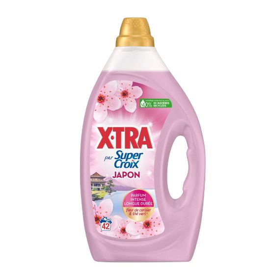 Lessive liquide Super Croix par X-TRA japon 42 lavages 1,89 L