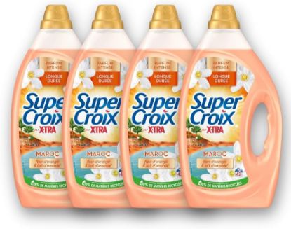 Lessive liquide Super Croix par X-TRA maroc 4x42 lavages 4x1,89 L lot "format familial"