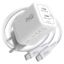 Pack Jaym : chargeur 65 W 2 USB-C + câble USB-C