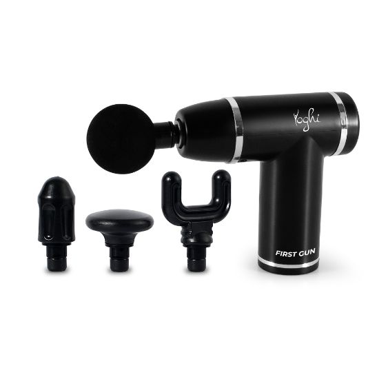 Pistolet de massage à percussion sans fil 8 vitesses – Yoghi Firstgun – noir