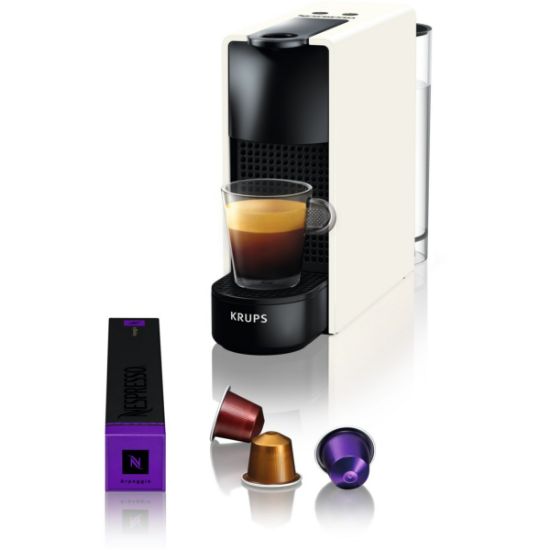 Machine à café à capsules Nespresso Krups Essenza Mini YY2912FD – 19 bars, 0,6 L – Blanc pur
