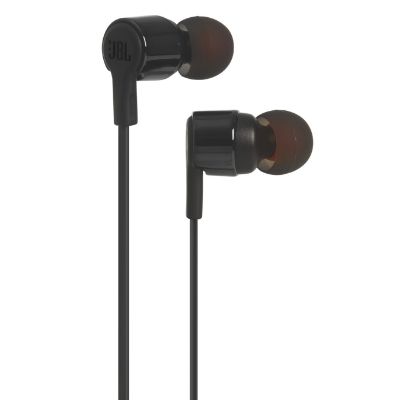 Écouteurs intra-auriculaires filaires jack avec micro – JBL Tune 210 – noir