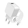 Pack Big Ben : chargeur secteur USB-A 3 A + câble USB-C, 100 % recyclé