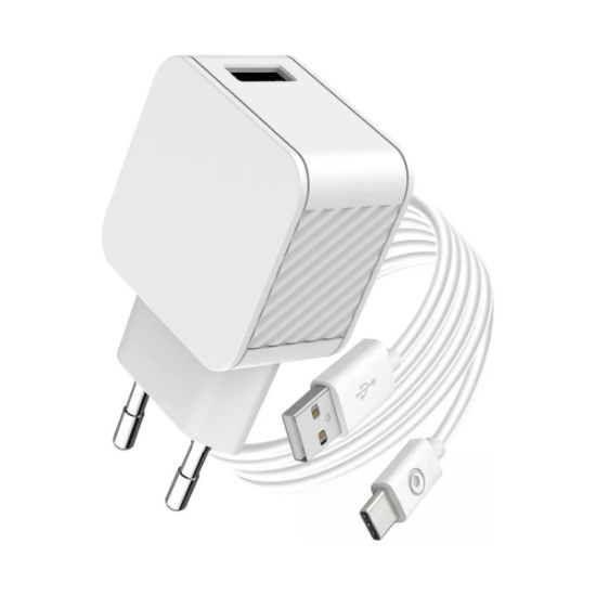 Pack Big Ben : chargeur secteur USB-A 3 A + câble USB-C, 100 % recyclé
