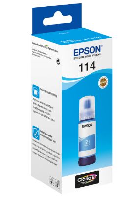 Epson 114 EcoTank — Bouteille d'encre Cyan 70 ml