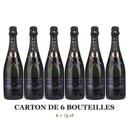 Champagne Moët & Chandon Nectar Impérial – carton de 6 bouteilles de 75cl