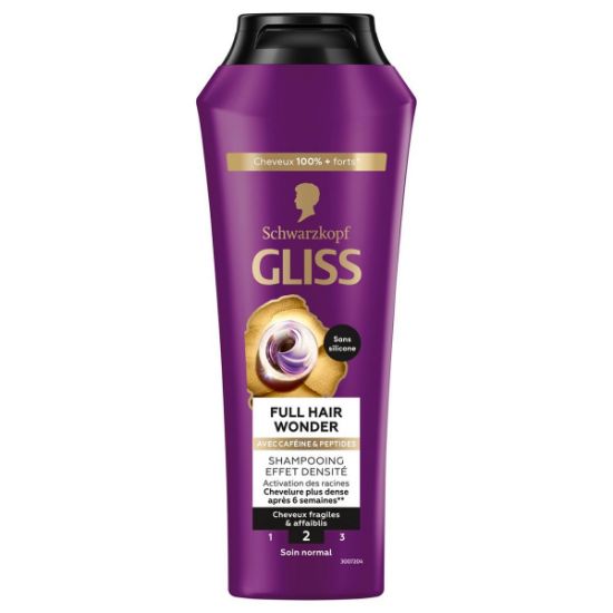Schwarzkopf Gliss shampooing full hair wonder 250 ml
