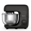 Robot pâtissier Moulinex Bake Essential QA160H – bol inox 4,8 L, 800 W, 6 vitesses, noir